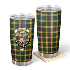 MacMillan Old Modern Tartan Crest Tumbler