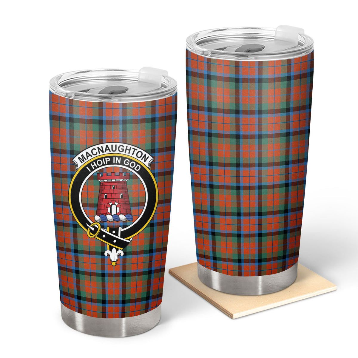 MacNaughton Ancient Tartan Crest Tumbler