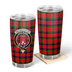 MacNaughton Modern Tartan Crest Tumbler