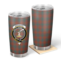 Matheson Ancient Tartan Crest Tumbler