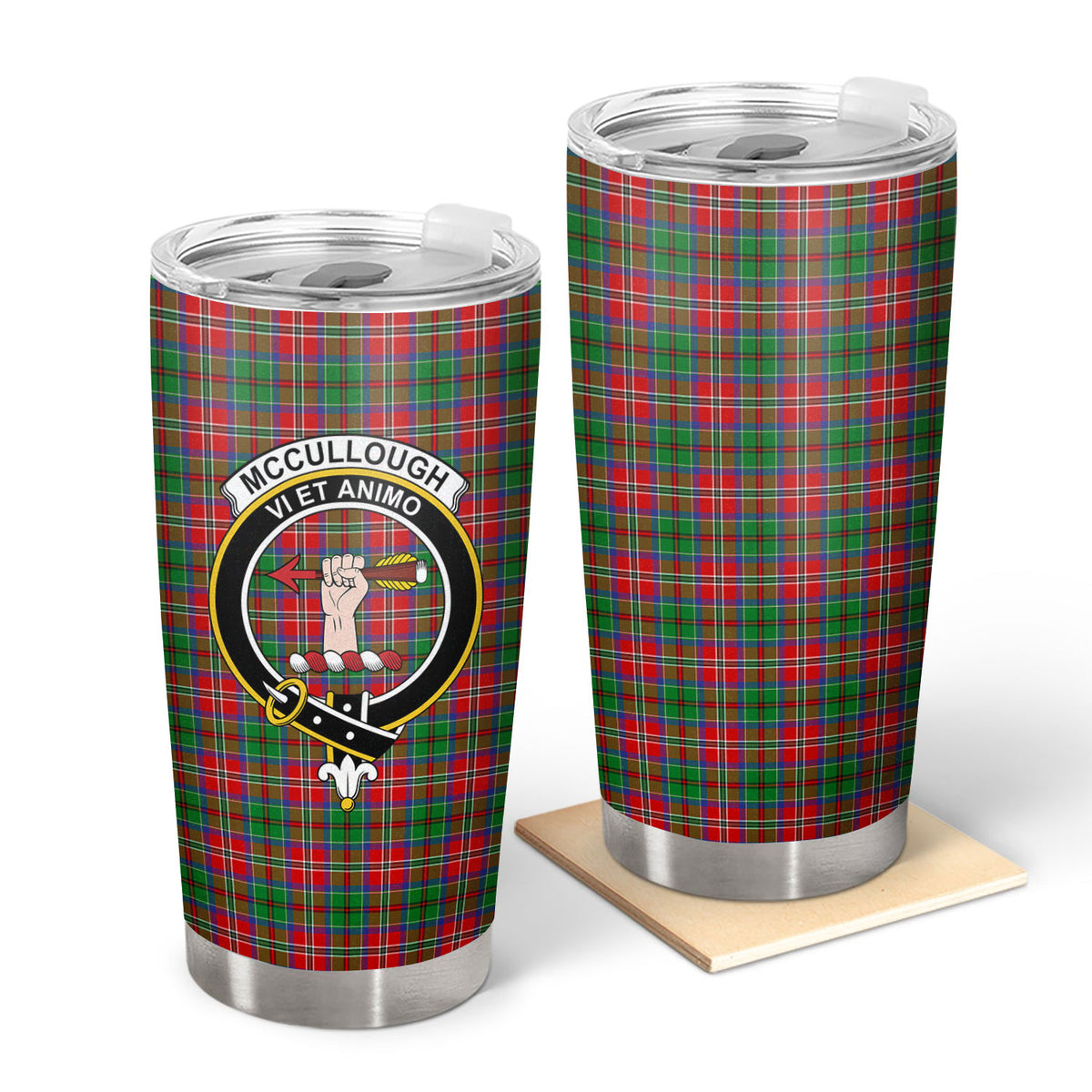 McCullough Tartan Crest Tumbler