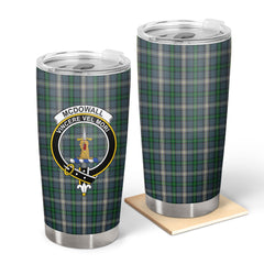 McDowall Tartan Crest Tumbler