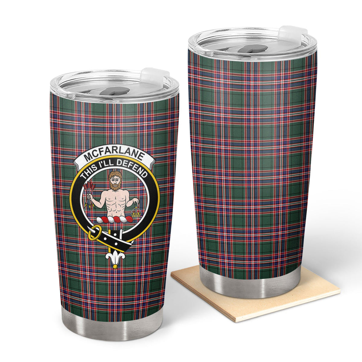 McFarlane Hunting Modern Tartan Crest Tumbler