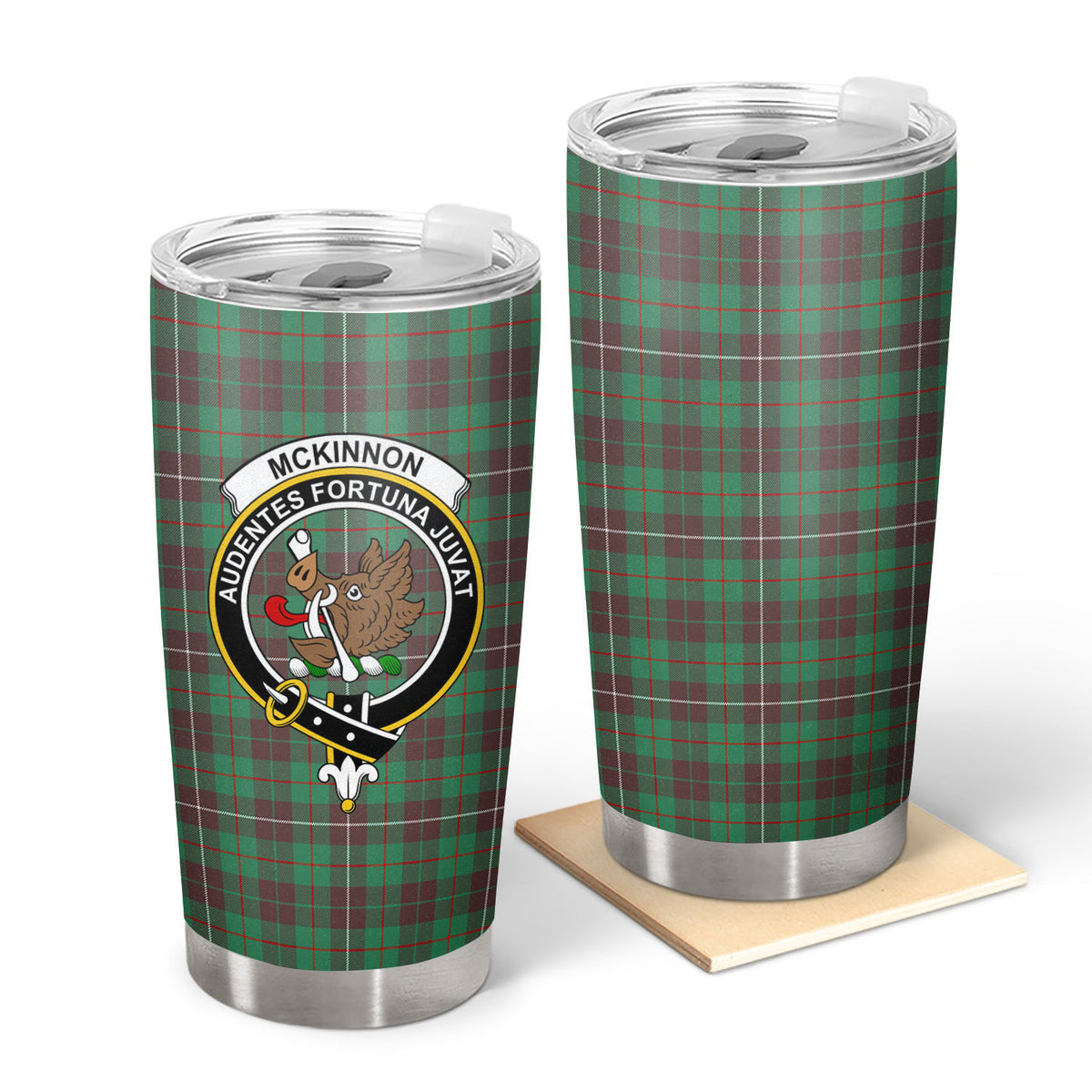 McKinnon Hunting Ancient Tartan Crest Tumbler