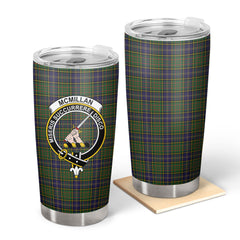 McMillan Hunting Modern Tartan Crest Tumbler