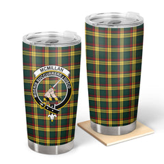 McMillan Old Modern Tartan Crest Tumbler