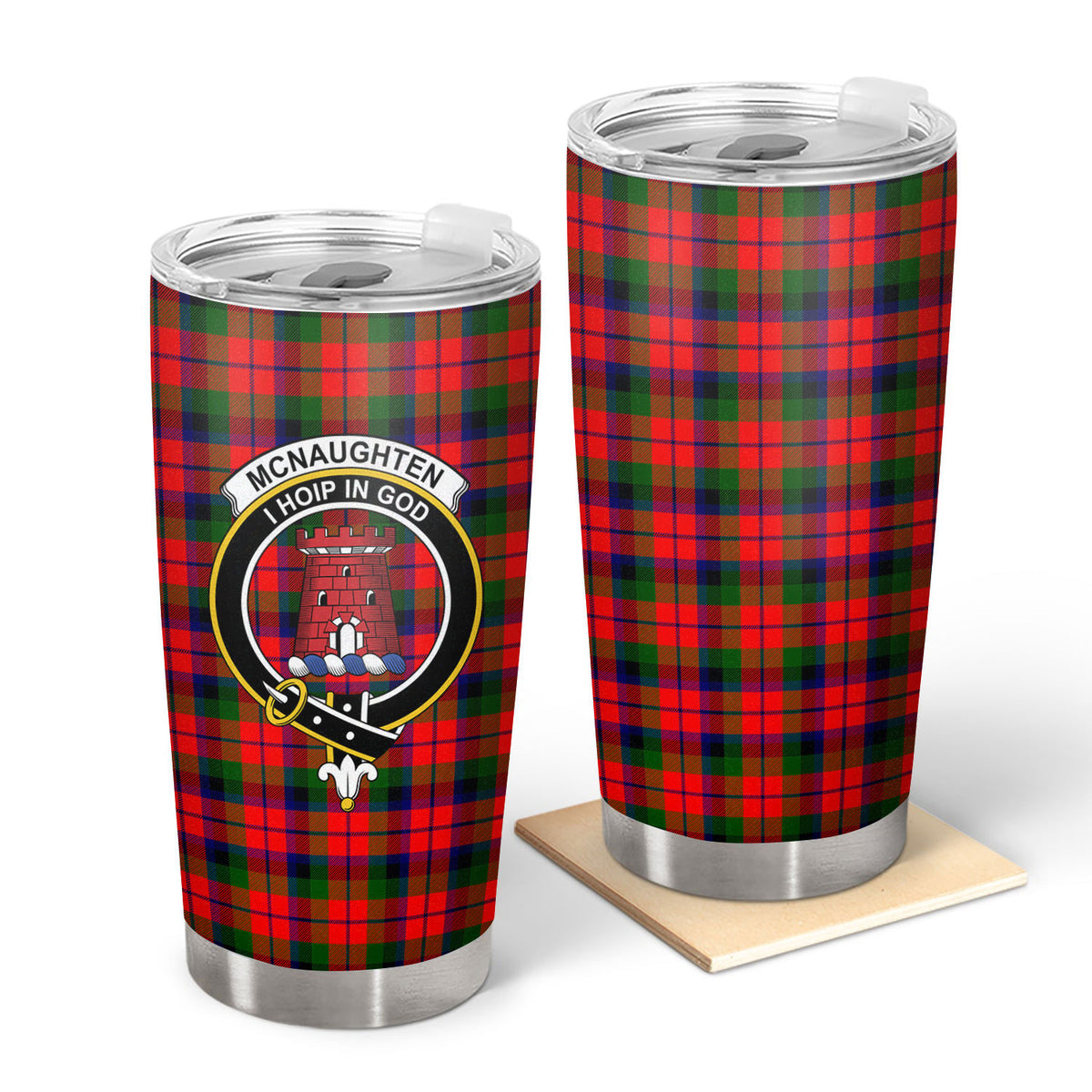 McNaughten Tartan Crest Tumbler