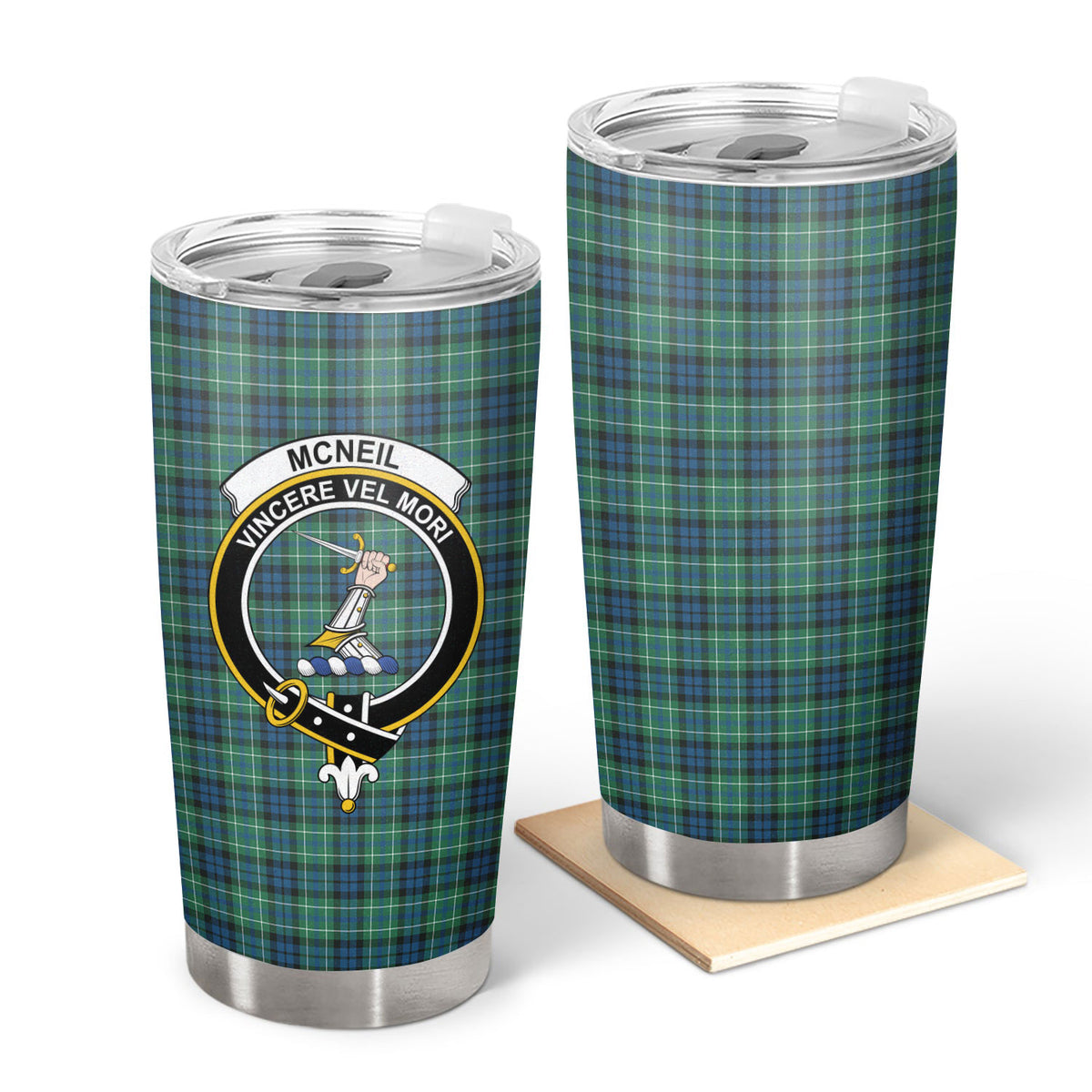 McNeil of Colonsay Ancient Tartan Crest Tumbler