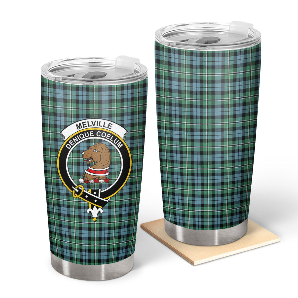 Melville Tartan Crest Tumbler