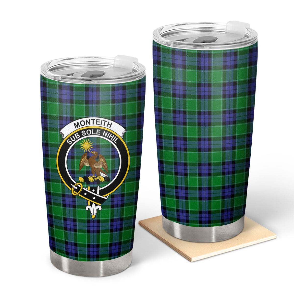 Monteith Tartan Crest Tumbler