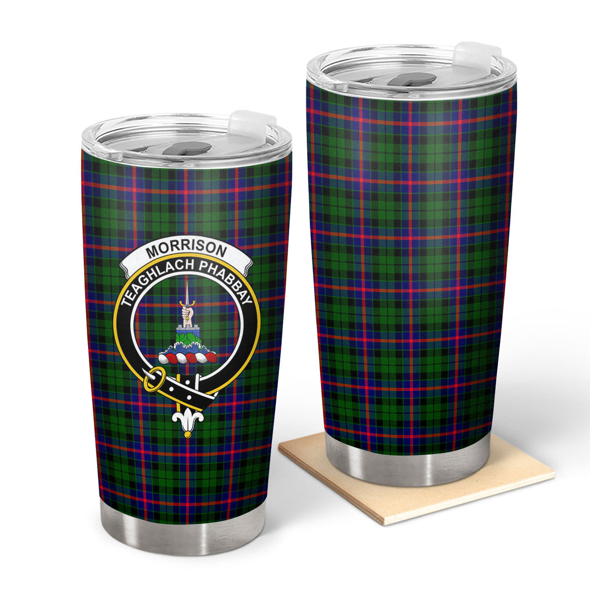 Morrison Modern Tartan Crest Tumbler