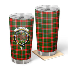 Pollock Tartan Crest Tumbler