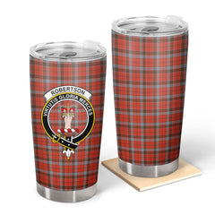 Robertson Weathered Tartan Crest Tumbler