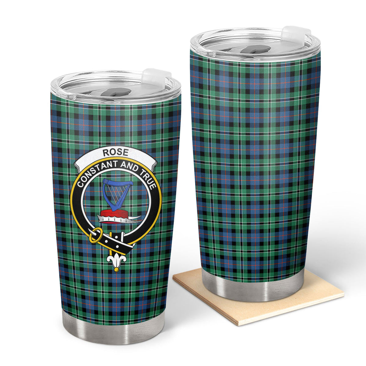 Rose Hunting Ancient Tartan Crest Tumbler