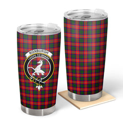 Roxburgh District Tartan Crest Tumbler