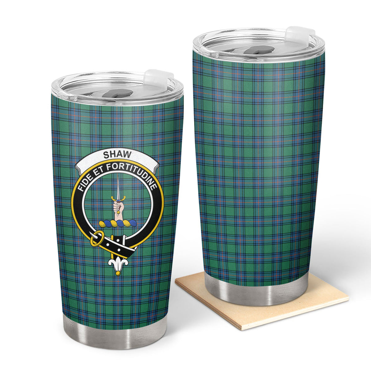 Shaw Ancient Tartan Crest Tumbler