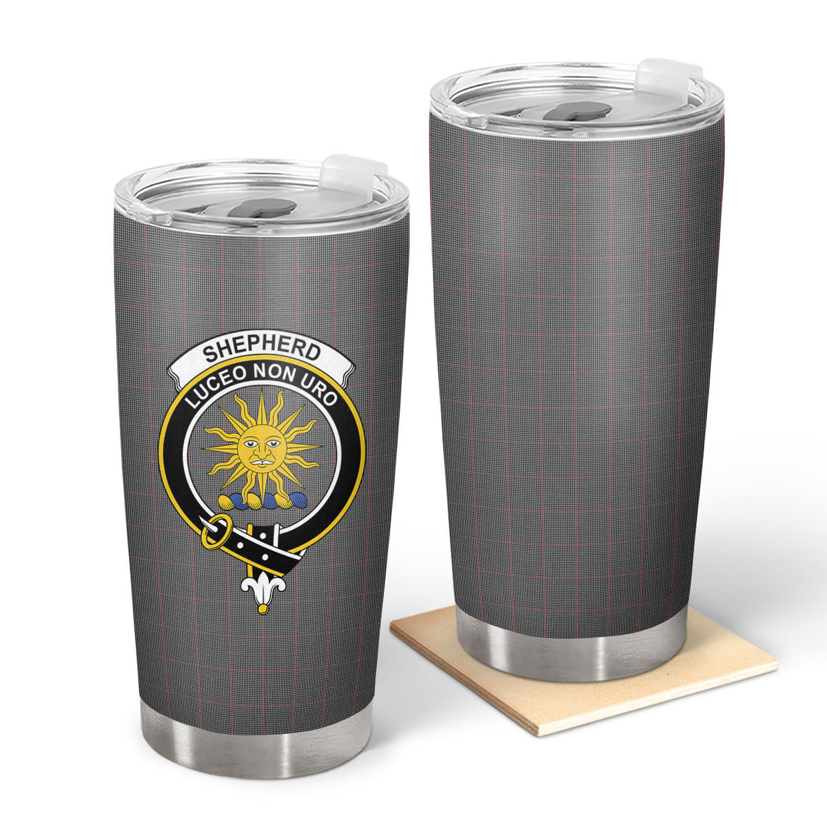 Shepherd Tartan Crest Tumbler