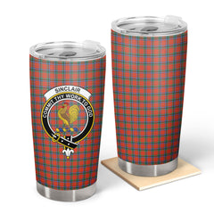 Sinclair Ancient Tartan Crest Tumbler