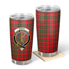 Spens (or Spence) Tartan Crest Tumbler