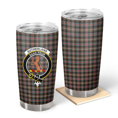 Sutherland Weathered Tartan Crest Tumbler