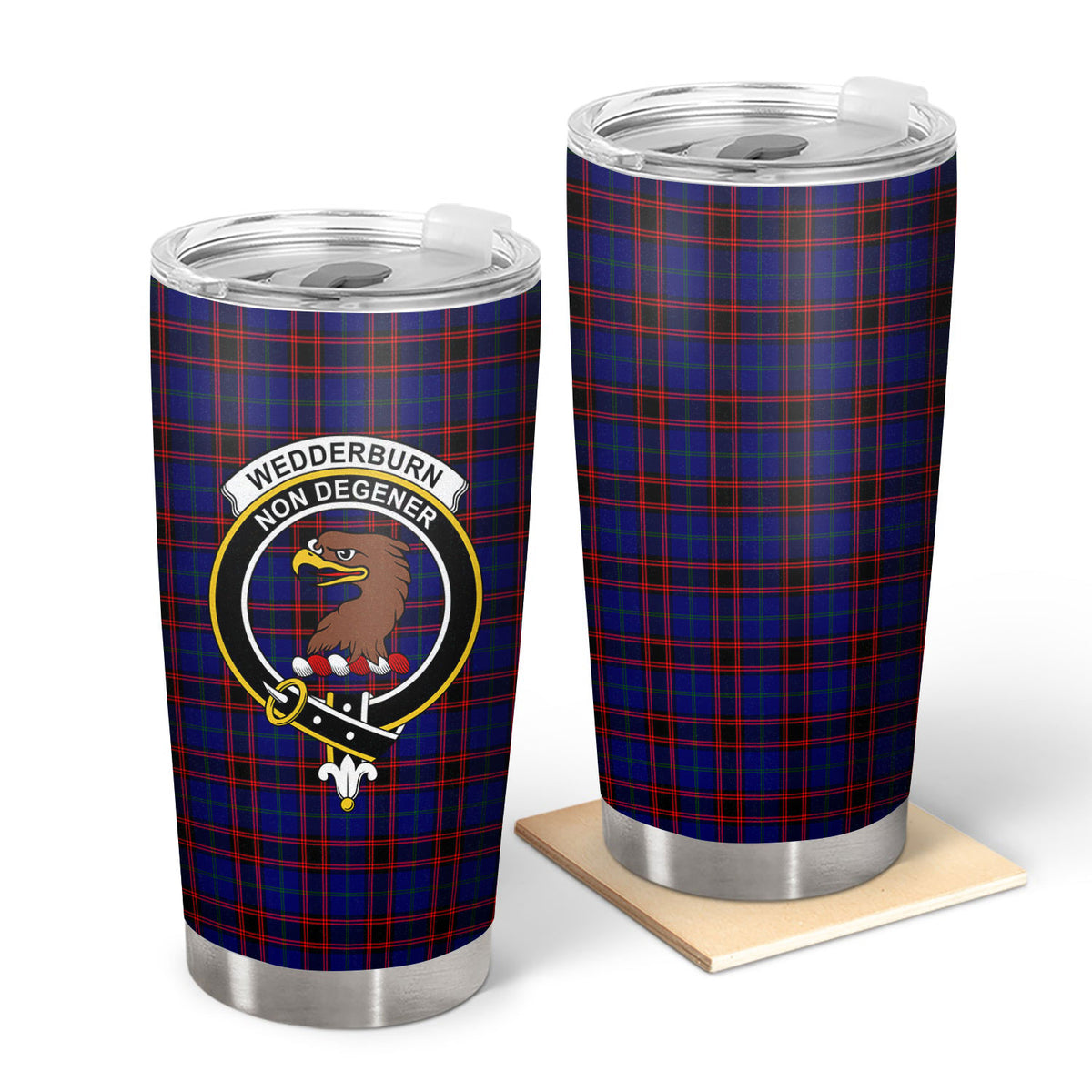 Wedderburn Tartan Crest Tumbler