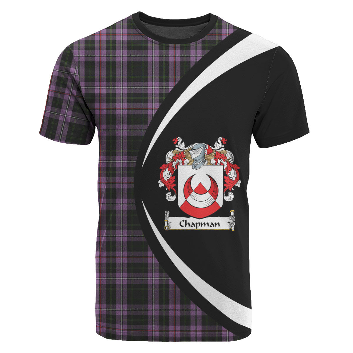 Chapman Tartan Crest T-shirt - Circle Style