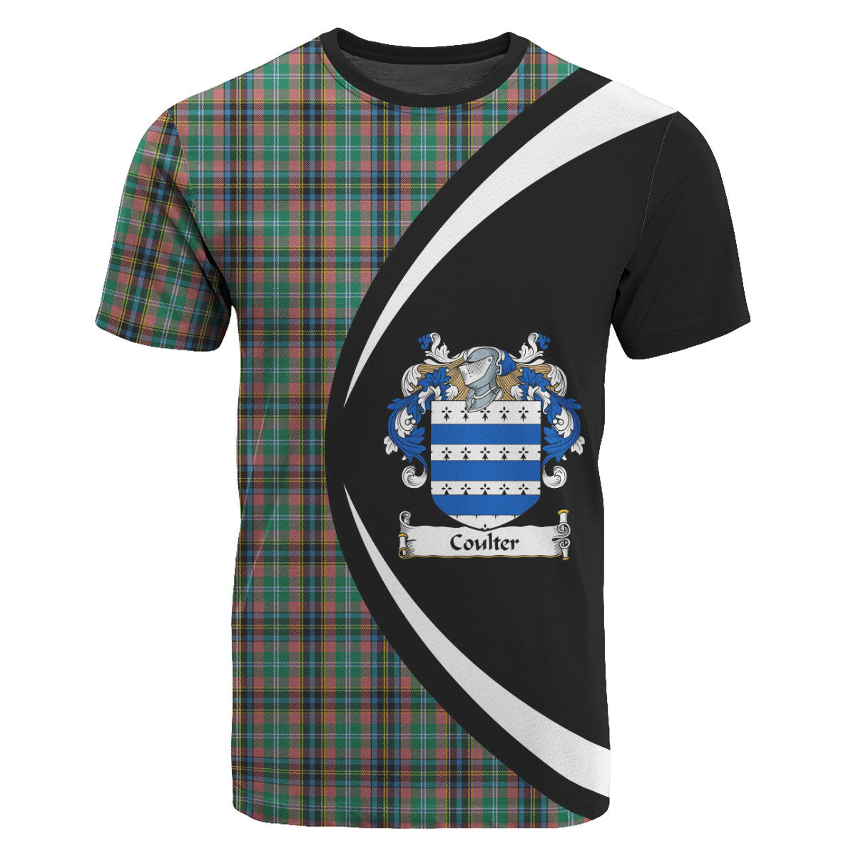 Coulter Tartan Crest T-shirt - Circle Style