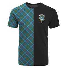 MacHardy Ancient Tartan T-Shirt Half of Me - Cross Style