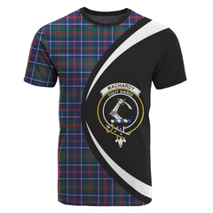 MacHardy Modern Tartan Crest T-shirt - Circle Style