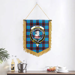 Home Ancient Tartan Crest Wall Hanging Banner