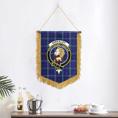 Kirkaldy Tartan Crest Wall Hanging Banner