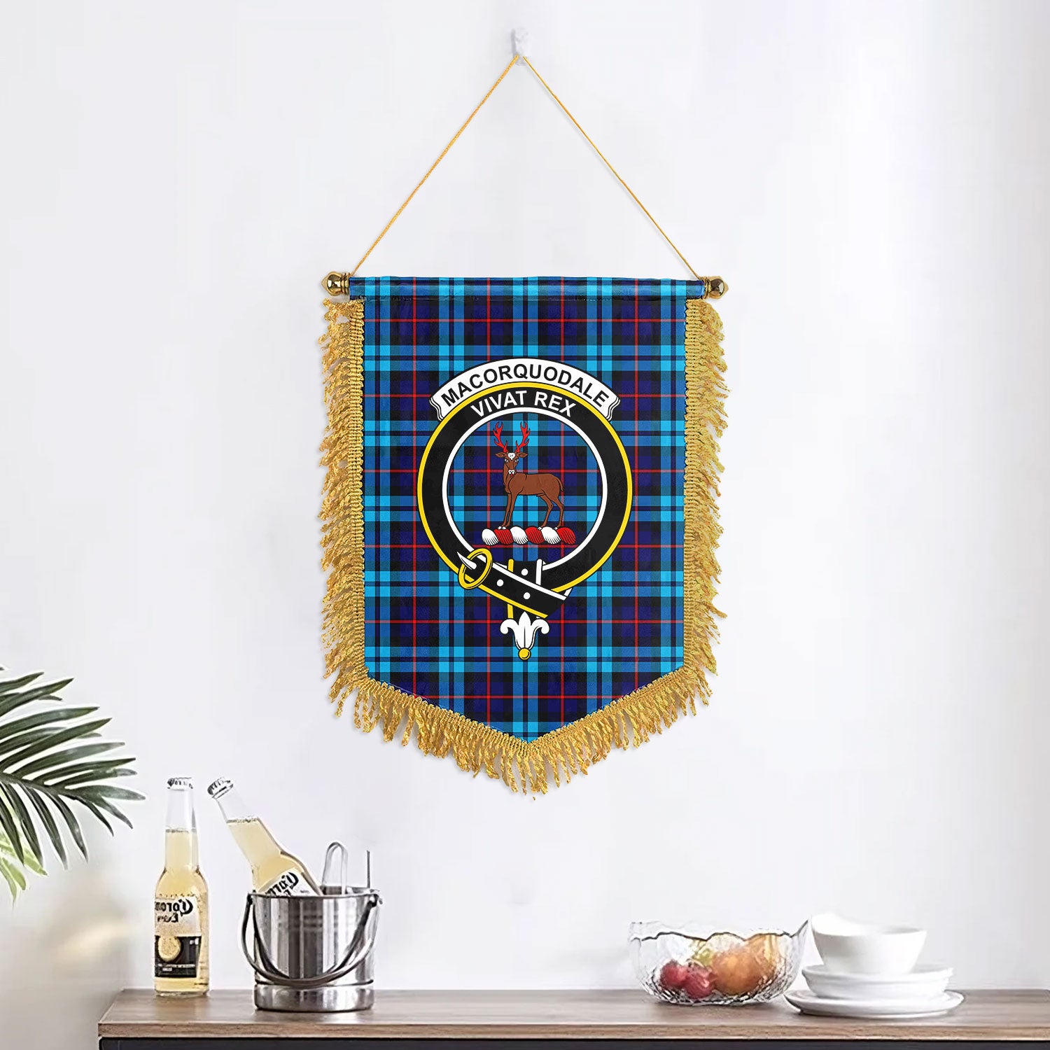 MacCorquodale Tartan Crest Wall Hanging Banner