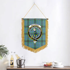 MacInnes Ancient Tartan Crest Wall Hanging Banner