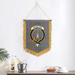 MacIntyre Ancient Tartan Crest Wall Hanging Banner