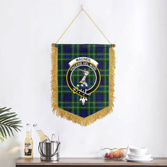 MacNeil of Colonsay Modern Tartan Crest Wall Hanging Banner