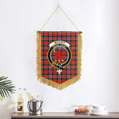 McDuff Modern Tartan Crest Wall Hanging Banner