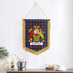 McEachern Tartan Coat of Arms Wall Hanging Banner