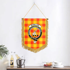 McMillan Clan Tartan Crest Wall Hanging Banner