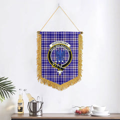 Ochterlony Tartan Crest Wall Hanging Banner