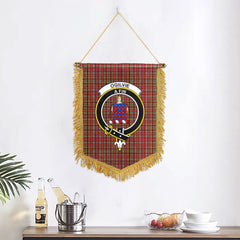 Ogilvie Tartan Crest Wall Hanging Banner