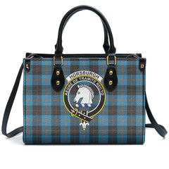 Horsburgh Tartan Crest Leather Handbag