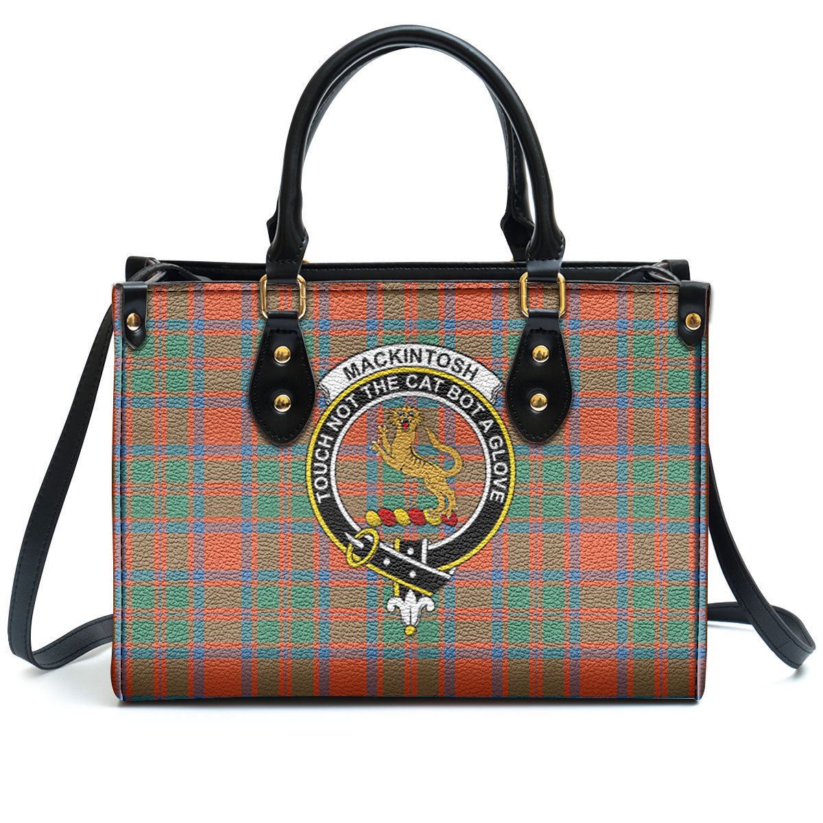 MacKintosh Ancient Tartan Crest Leather Handbag