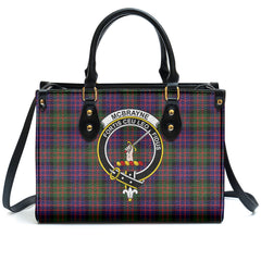 McBrayne Tartan Crest Leather Handbag