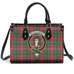 McCullough Tartan Crest Leather Handbag