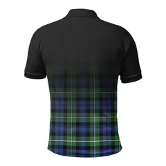 Campbell Argyll Ancient Tartan Crest Polo Shirt - Thistle Black Style