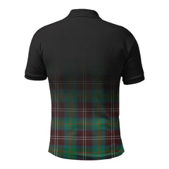 Chisholm Hunting Ancient Tartan Crest Polo Shirt - Thistle Black Style