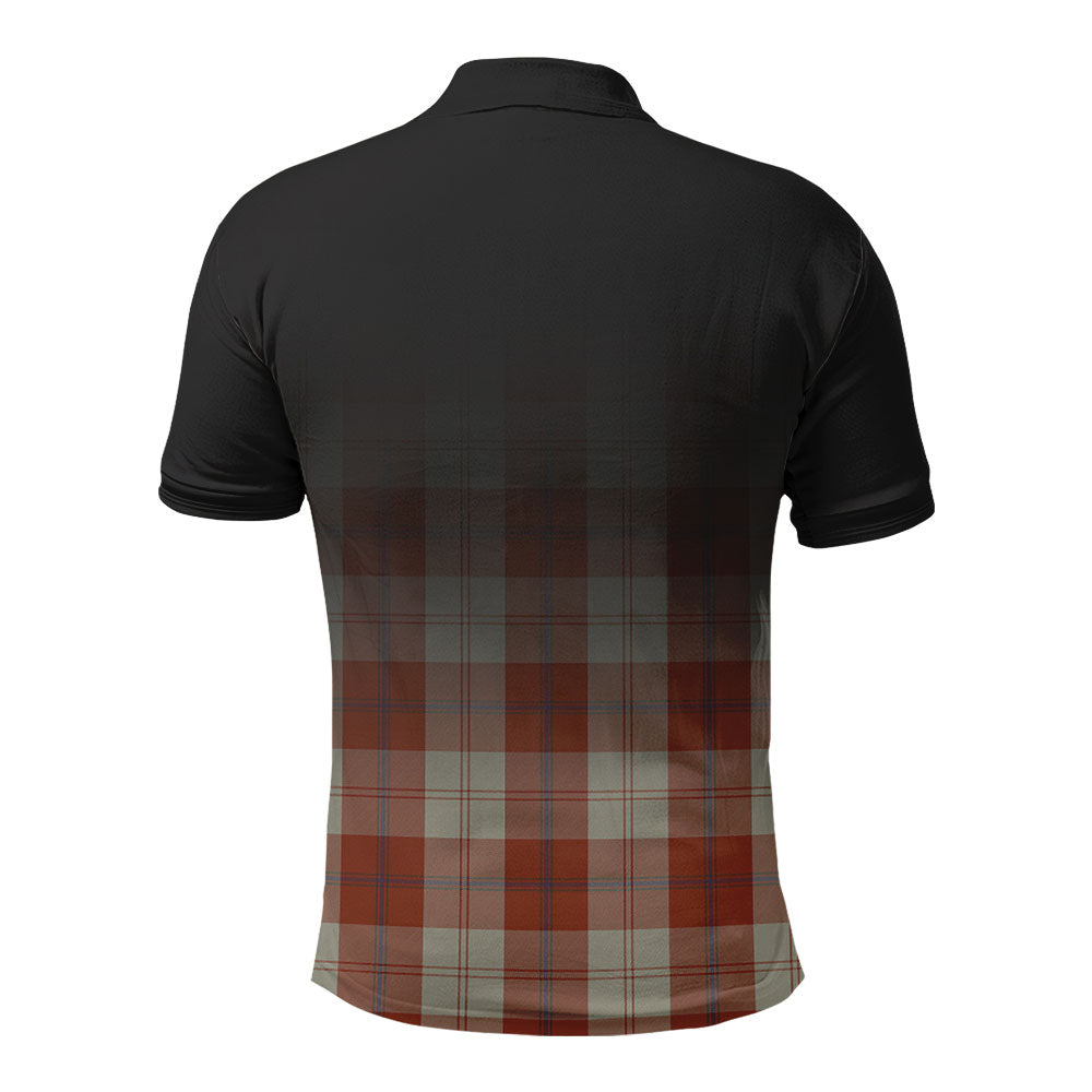 Davidson Dress Dancers Tartan Crest Polo Shirt - Thistle Black Style