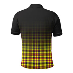 Jardine Tartan Crest Polo Shirt - Thistle Black Style