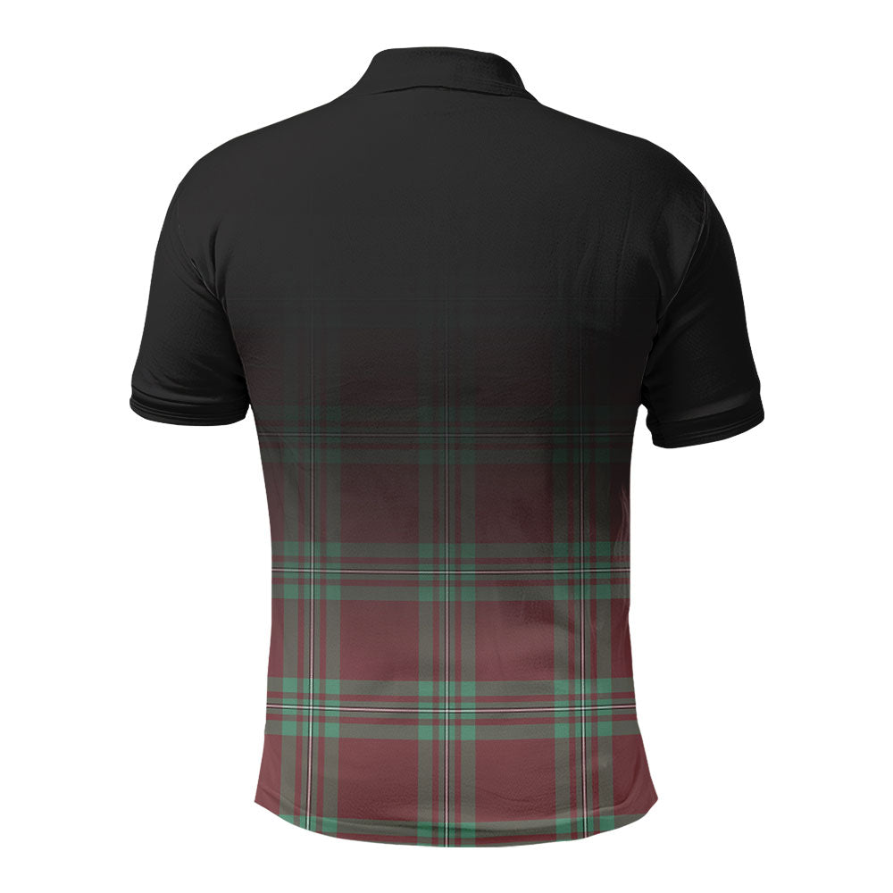 MacGregor Hunting Ancient Tartan Crest Polo Shirt - Thistle Black Style