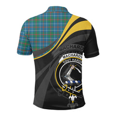 MacHardy Ancient Tartan Polo Shirt - Royal Coat Of Arms Style